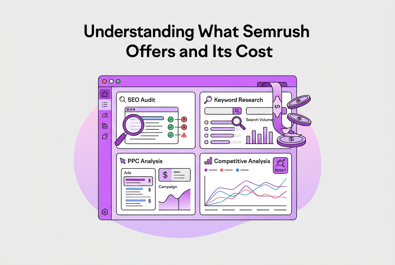 Understanding What Semrush Offers and Its Cost, covering overview of semrush s core features.