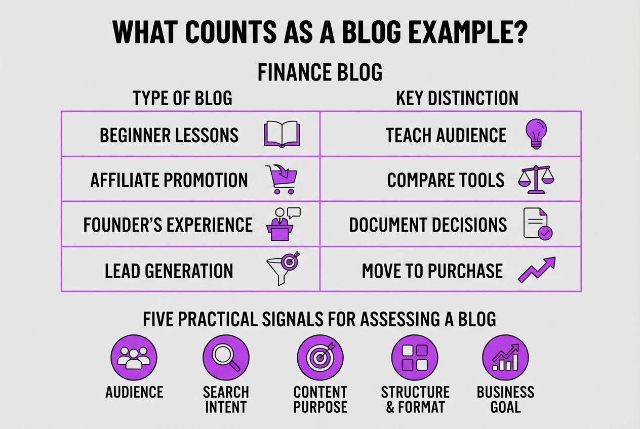 What Counts as a Blog Example, covering define a blog as an organized.
